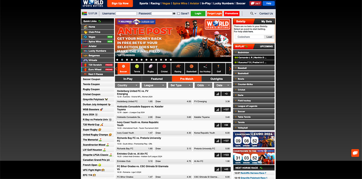World Sports Betting review
