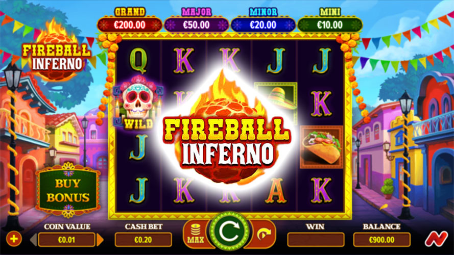 Fireball Inferno Netgaming Slot Review