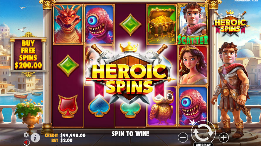 Heroic Spins Slot Review Pragmatic Play